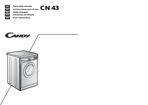 Manual Candy CN 43 Mașină de spălat