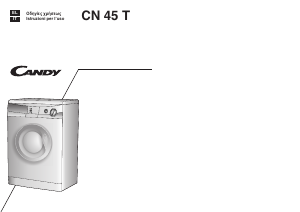 Manuale Candy CN 45T-01S Lavatrice