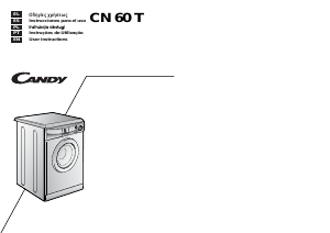 Manual Candy CN 60 T Máquina de lavar roupa