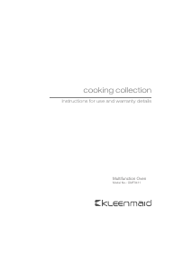 Bruksanvisning Kleenmaid OMF9411 Ugn