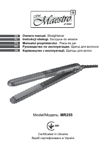 Manual Maestro MR255 Hair Straightener