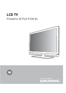 Manual Grundig Fine Arts 32 FLE 9130 SL LED Television