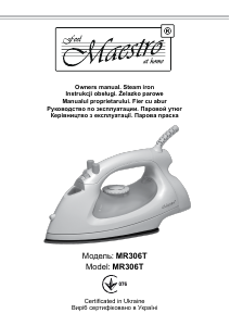 Manual Maestro MR306С Iron