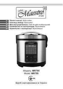 Manual Maestro MR795 Multi Cooker