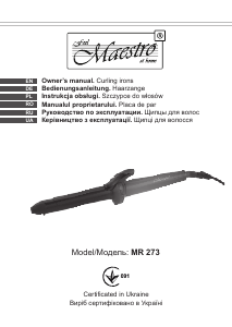 Manual Maestro MR273 Hair Styler