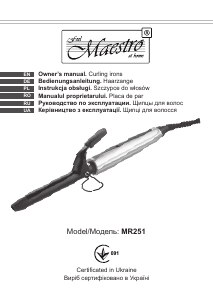 Руководство Maestro MR251 Стайлер для волос