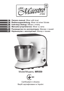 Handleiding Maestro MR559 Standmixer