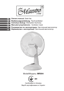 Handleiding Maestro MR905 Ventilator