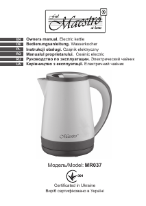 Manual Maestro MR037 Kettle