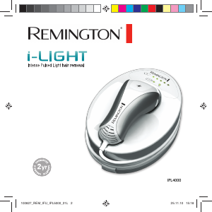 Manual Remington IPL4000 i-Light Essential IPL Device