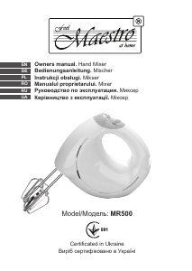 Manual Maestro MR500 Hand Mixer