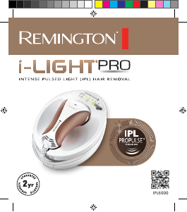 Manual Remington IPL6000 i-Light Pro IPL Device
