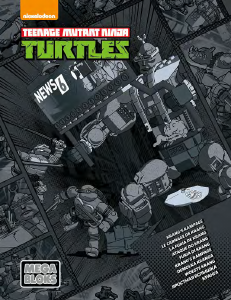 Manual Mega Bloks set DMW32 Turtles Krangs rampage