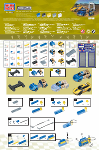 Bruksanvisning Mega Bloks set 3715 SPR 276 Turbo SRA