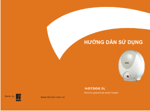 Hướng dẫn sử dụng Ferroli HOTDOG 5L Ấm đun sôi