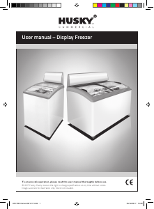 Manual Husky F38-C-RT1-UK-HRN Freezer