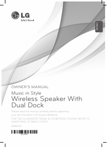 Handleiding LG ND8530 Speakerdock