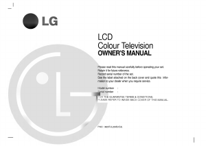 Manual LG DI-30LZ30 LCD Television