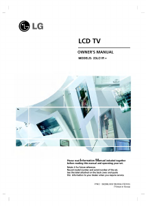 Bruksanvisning LG 23LC1RB LCD TV