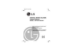 Manual LG MF-FE465 Mp3 Player