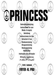 Mode d’emploi Princess 182040 Friteuse