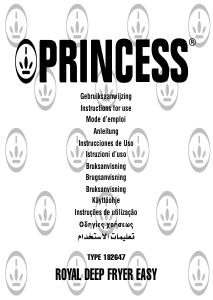 Manuale Princess 182647 Royal Friggitrice