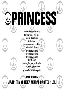 Manual Princess 182665 Jaap Fritadeira