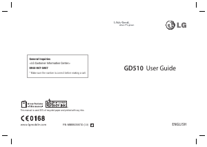 Manual LG GD510GO Mobile Phone