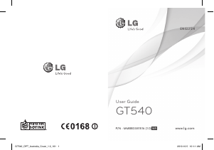 Handleiding LG GT540GO Mobiele telefoon