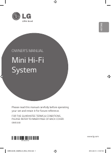 Handleiding LG OM5540 Stereoset