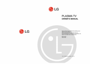 Manual LG 42PX5D Plasma Television