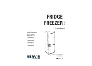 Manual Servis C90185RETROC Fridge-Freezer