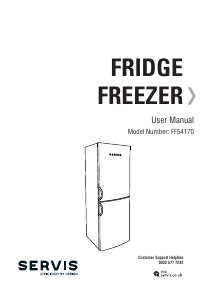 Manual Servis FF54170 Fridge-Freezer