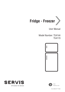 Manual Servis T54144 Fridge-Freezer