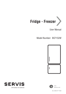 Manual Servis BCF152W Fridge-Freezer