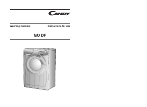 Manual Candy GO DF 800/1-80 Washing Machine