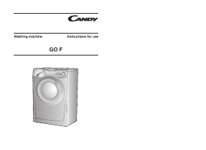 Manual Candy GO F662S/1-80 Washing Machine