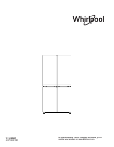 Rokasgrāmata Whirlpool WQ9 M2L Ledusskapis ar saldētavu