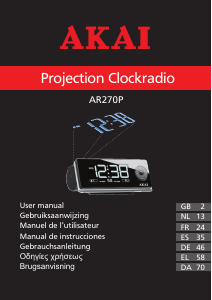 Handleiding Akai AR270P Wekkerradio