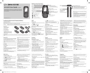 Handleiding LG A225GO Mobiele telefoon