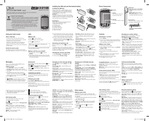 Handleiding LG T310GO Mobiele telefoon