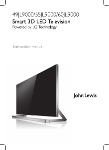 Handleiding John Lewis 60JL9000 LED televisie