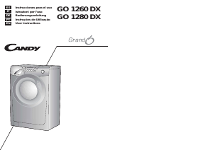 Manuale Candy GO 1280DX-37S Lavatrice