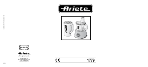 Manuale Ariete 1779 Robomix Metal Robot da cucina