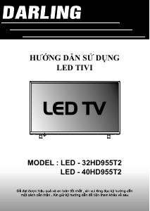 Hướng dẫn sử dụng Darling 40HD955T2 Ti vi LED