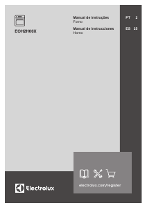 Manual de uso Electrolux EOH2H00X Horno