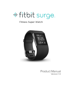 Manual de uso Fitbit Surge Reloj deportivo