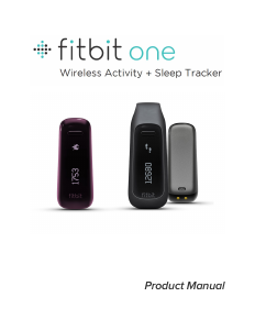 Handleiding Fitbit One Stappenteller