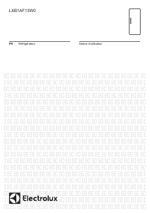 Mode d’emploi Electrolux LXB1AF13W0 Réfrigérateur