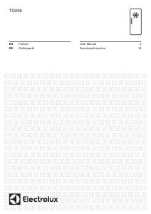 Manual Electrolux TG096 Freezer